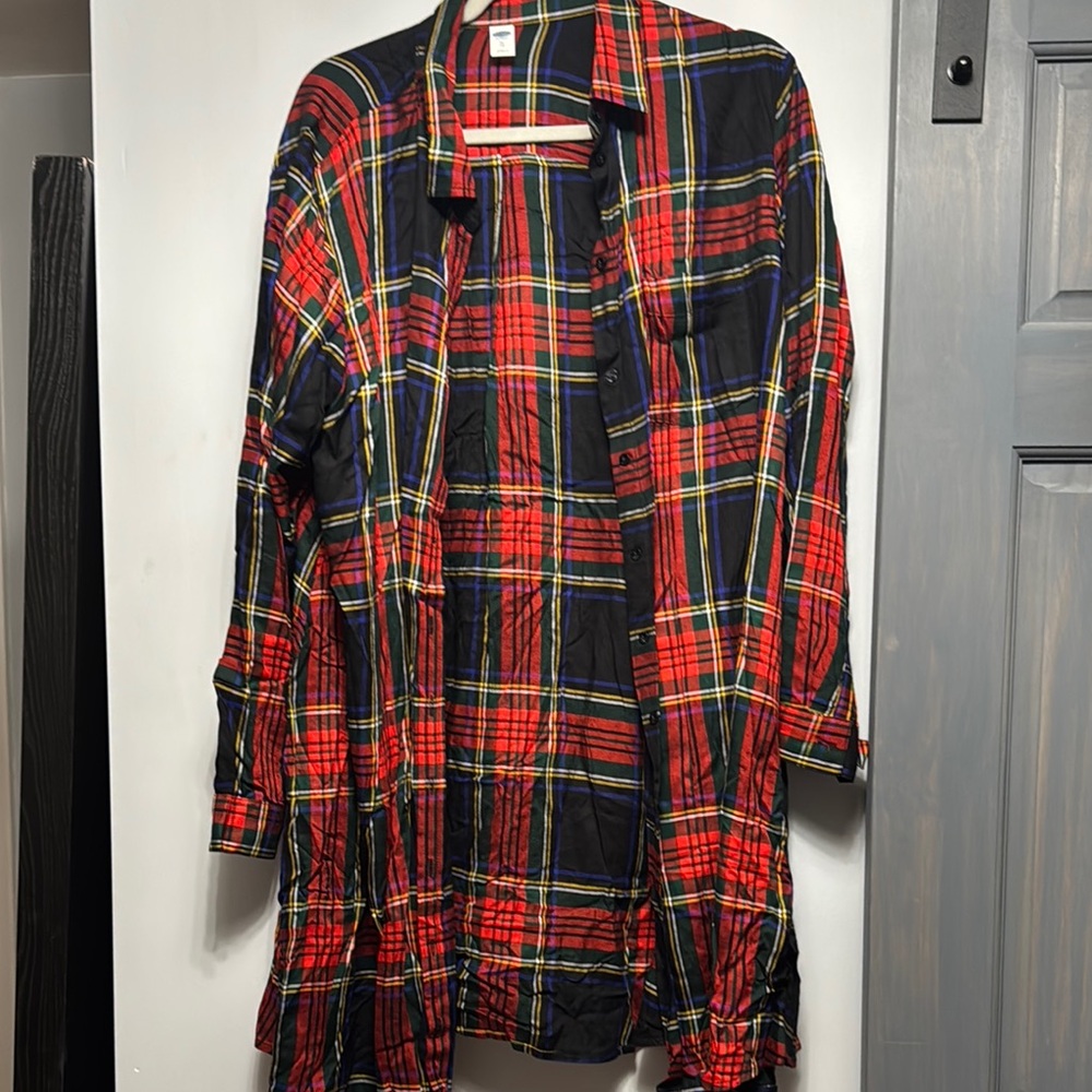 Old Navy Multicolor Plaid Dress